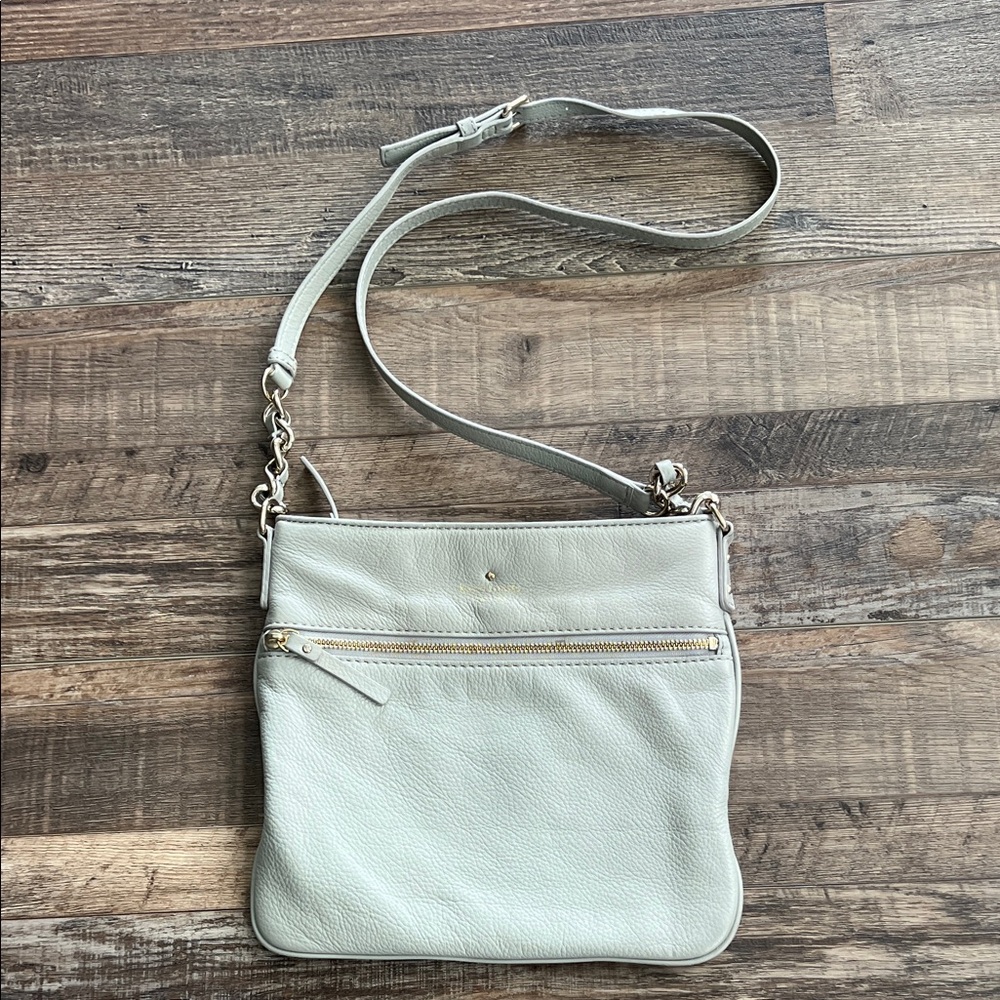 Kate Spade Light Gray Crossbody Bag